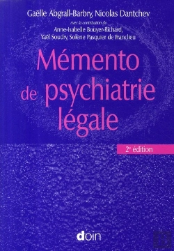 Bertrand.pt - Mémento De Psychiatrie Légale (2e Édition)