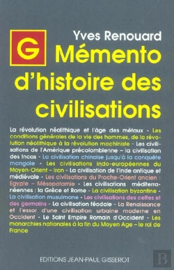Bertrand.pt - Memento D'Histoire Des Civilisations