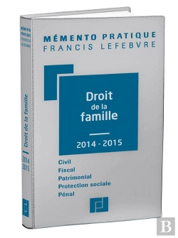 Bertrand.pt - Memento Droit De La Famille 2014-2015