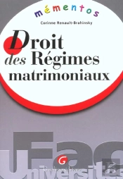 Memento ; Droit Des Regimes Matrimoniaux