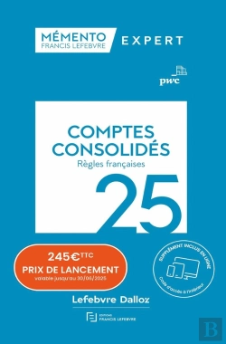 Bertrand.pt - Mémento Expert : Comptes Consolidés (Édition 2025)