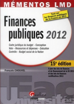 Bertrand.pt - Memento- Finances Publiques 2012, 15eme Edition