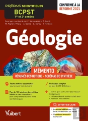 Mémento Géologie : Bcpst 1re Et 2e Années ; Notions-Clés, Schémas De Synthèse, Études De Roches Et De Régions ; Conforme À La Réforme 2021