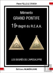 Memento Grand Pontife 19e Degre Du Reaa