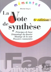 Memento ; La Note De Synthese ; 6e Edition