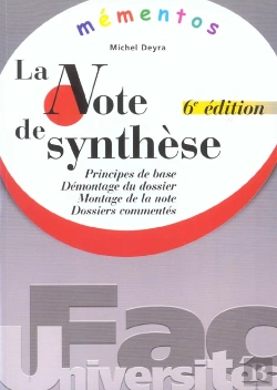 Bertrand.pt - Memento ; La Note De Synthese ; 6e Edition