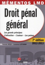 Memento Lmd-Droit Penal General,7eme Edition