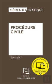 Memento Procedure Civile 2016-2017