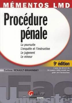 Bertrand.pt - Memento Procedure Penale  9eme Edition-L