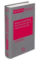 Memento Responsabilidad Patrimonial De La Administración 2018-2019