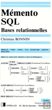 Mémento Sql ; Bases Relationnelles