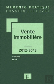 Memento Vente Immmobilieres 2012/2013