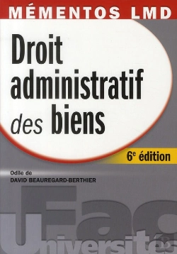 Bertrand.pt - Mementos. Droit Administratif Des Biens.