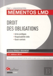 Mementos - Droit Des Obligations