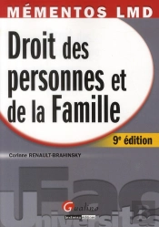 Mementos. Droit Des Personnes Et De La F