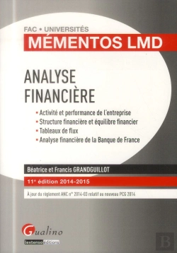 Bertrand.pt - Mementos Lmd - Analyse Financiere 2014-2015, 11eme Edition