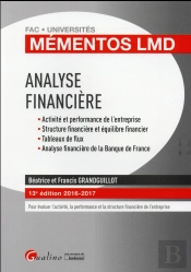 Mementos Lmd - Analyse Financiere 2016-2017, 13eme Ed.
