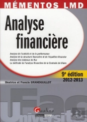 Mementos Lmd -Analyse Financiere,9eme Edition 2012-2013