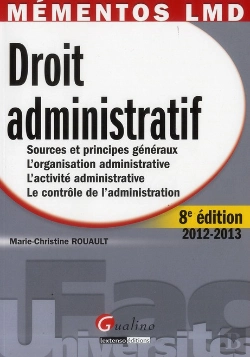 Bertrand.pt - Mementos Lmd - Droit Administratif, 8eme Editon