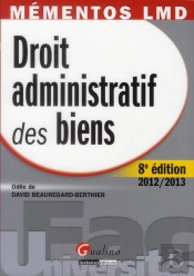 Mementos Lmd - Droit Administratif Des Biens, 8eme Editon