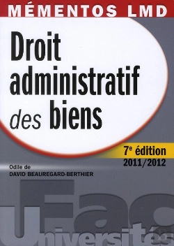 Bertrand.pt - Mementos Lmd Droit Administratif Des Biens,7eme Edition