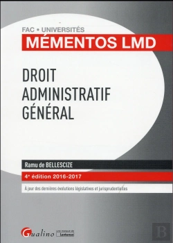 Bertrand.pt - Mementos Lmd - Droit Administratif General 2016-2017, 4eme Ed.