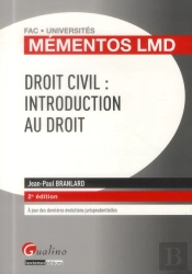 Mementos Lmd Droit Civil: Indroduction Au Droit, 2eme Edition