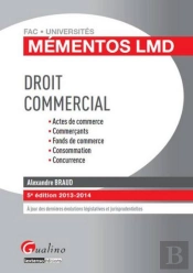 Mementos Lmd Droit Commercial, 5eme Edition
