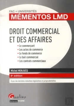 Bertrand.pt - Mementos Lmd Droit Commercial Et Des Affaires, 8eme Edition