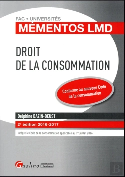 Bertrand.pt - Mementos Lmd - Droit De La Consommation, 2eme Ed.