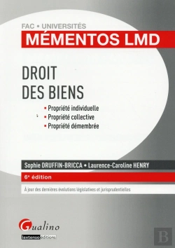 Bertrand.pt - Mementos Lmd - Droit Des Biens 2015-2016, 6eme Ed.