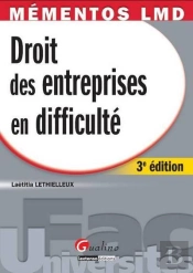Mementos Lmd-Droit Des Entreprises En Difficultes,3eme Edition