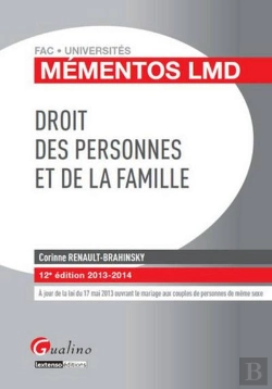 Bertrand.pt - Mementos Lmd Droit Des Personnes Et De La Famille, 12eme Edition