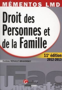 Bertrand.pt - Mementos Lmd-Droit Des Personnes Et De La Famille,11eme Edition 2012-2013