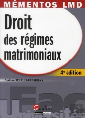 Mementos Lmd-Droit Des Regimes Matrimoniaux,4eme Edition