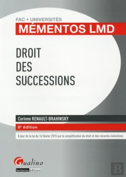 Bertrand.pt - Mementos Lmd - Droit Des Successions  2015-2016, 8eme Ed.