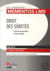 Mementos Lmd Droit Des Suretes, 7eme Edition