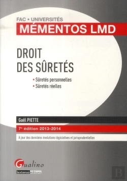 Bertrand.pt - Mementos Lmd Droit Des Suretes, 7eme Edition