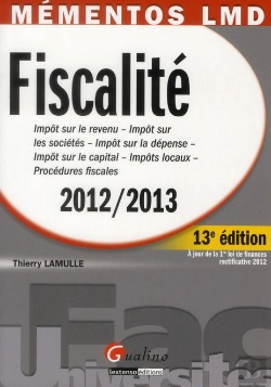 Bertrand.pt - Mementos Lmd-Droit Fiscal 2012-2013, 13eme Edition