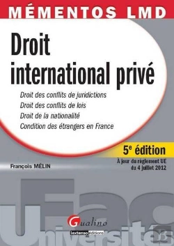 Bertrand.pt - Mementos Lmd - Droit International Prive, 5eme Edition
