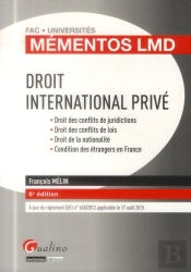 Mementos Lmd - Droit International Prive, 6eme Edition
