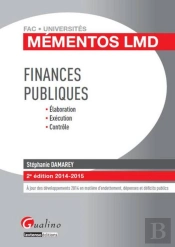 Mementos Lmd - Finances Publiques 2014-2015, 2eme Edition