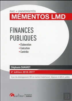 Bertrand.pt - Mementos Lmd - Finances Publiques 2016-2017, 4eme Ed.