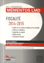 Mementos Lmd - Fiscalite 2014-2015, 15eme Edition