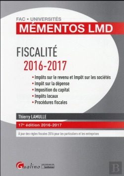 Bertrand.pt - Mementos Lmd - Fiscalite 2016-2017, 17eme Ed.