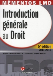 Mementos Lmd-Introduction Generale Au Droit,5eme Edition