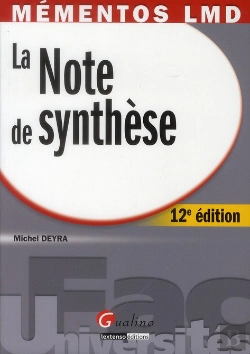 Bertrand.pt - Mementos Lmd - La Note De Synthese, 12e Edition