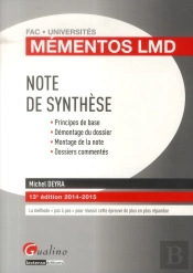 Mementos Lmd - La Note De Synthese, 13eme Edition
