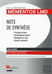 Mementos Lmd - La Note De Synthese, 14eme Ed.