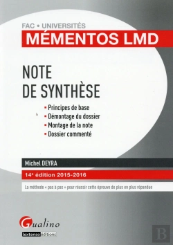 Bertrand.pt - Mementos Lmd - La Note De Synthese, 14eme Ed.